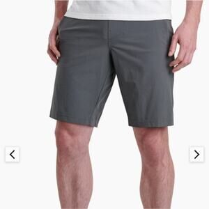 Kuhl men's suppressor shorts in carbon gray